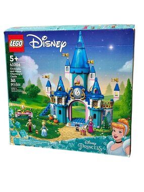 LEGO 43206  Disney Cinderella & Prince Charmings Castle Set , open box- sealed b